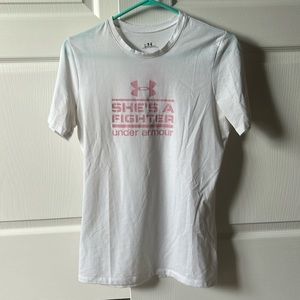 White Under Armour TShirt
